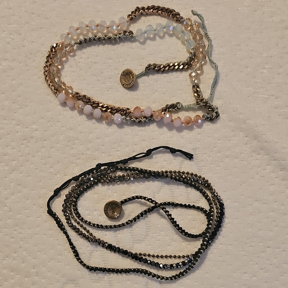 Lot of 2 Chloe and Isabel Wrap Bracelets